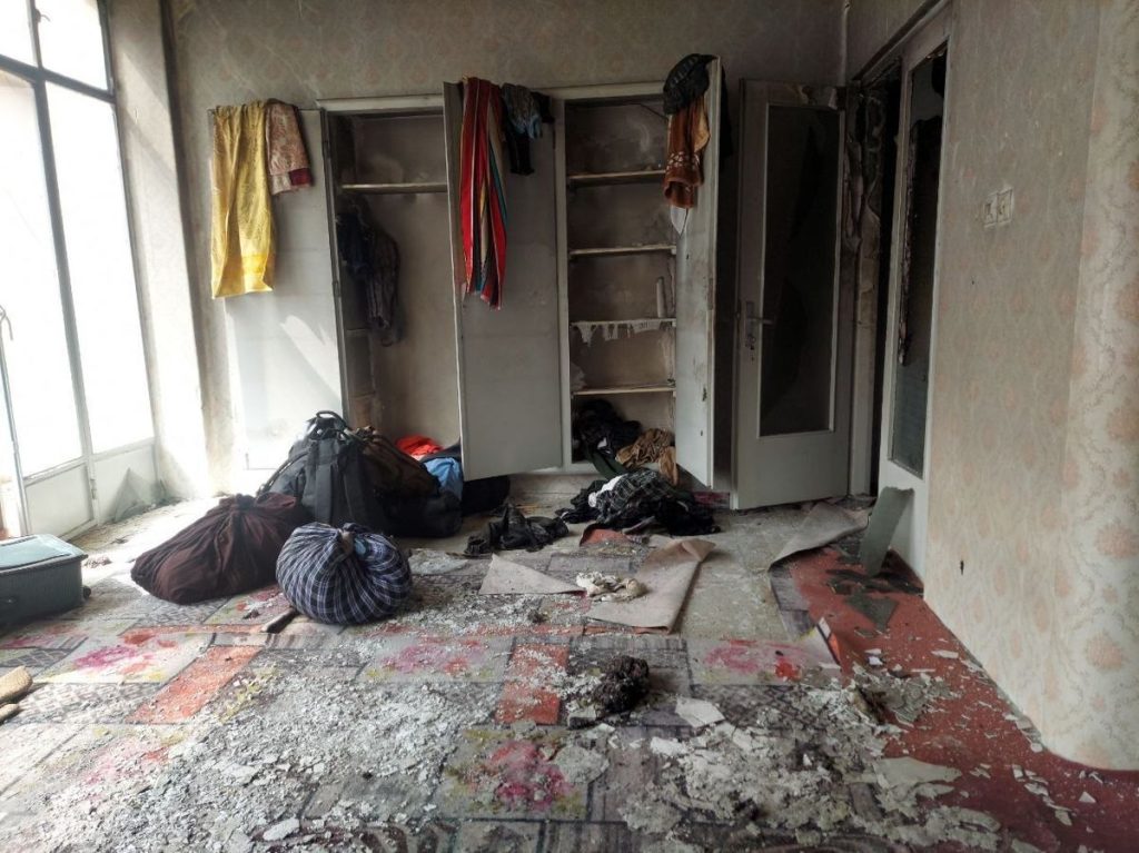 آتش سوزی آپارتمان در تهران