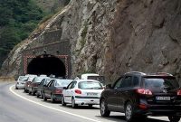 ترافیک شدید در راه های مازندران | محور کندوان یک‌طرفه شد